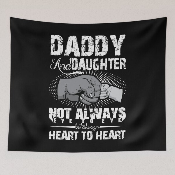 Item preview, Daddy and Daughter Eye to Eye Design Gift Father designed and sold by inspiredtrend.