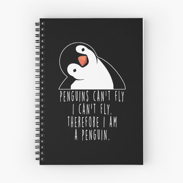 Item preview, Penguins Can't Fly Print Funny Gift designed and sold by inspiredtrend.