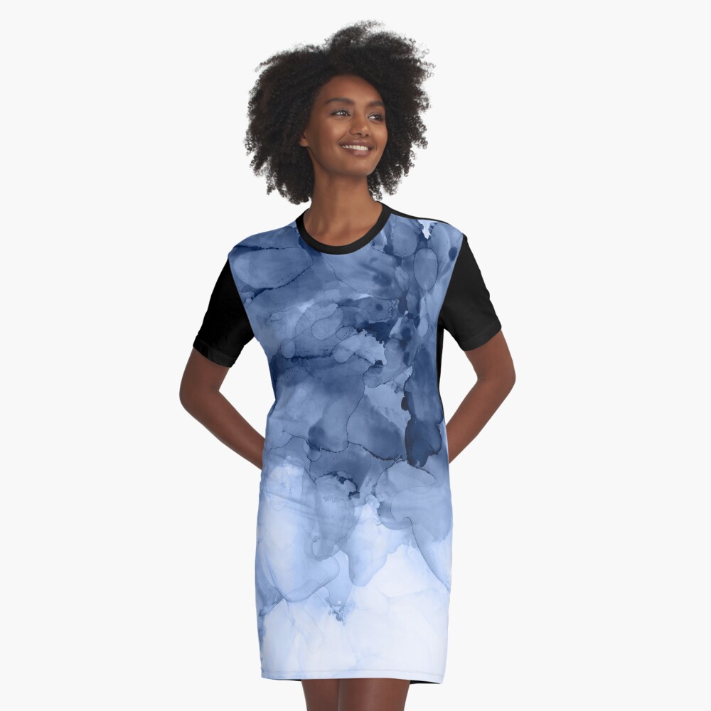 Item preview, Graphic T-Shirt Dress designed and sold by PrintsProject.