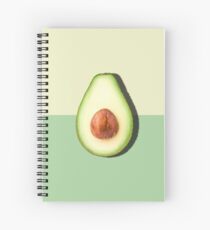 Avocado halbe Scheibe tropische Frucht Spiralblock