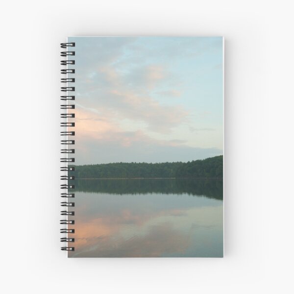 Dawn at Walden Pond Spiral Notebook