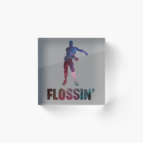 Flossing Galaxy Acrylic Block