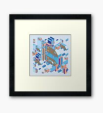 F graphics pattern 4 Framed Print