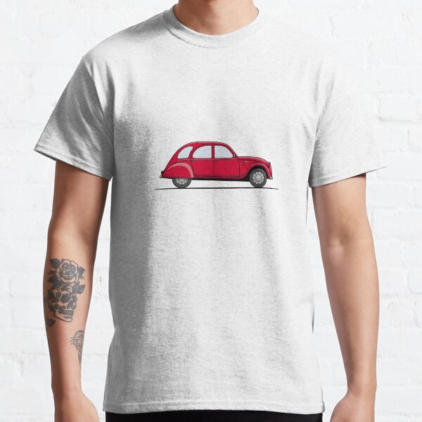 Classic French Car - Red Classic T-Shirt