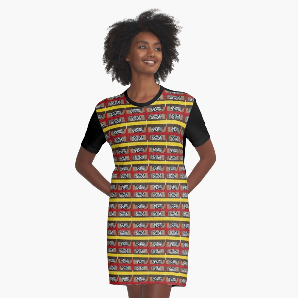 Item preview, Graphic T-Shirt Dress designed and sold by kinkatstyle.