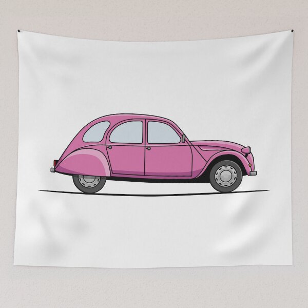 Item preview, Classic French Car - Pink designed and sold by JingleSnitch.