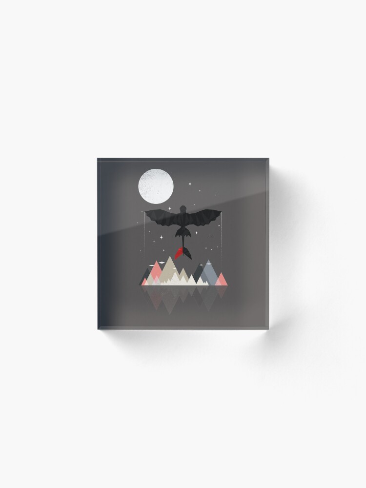 Alternate view of Night Of The Dragon Acrylic Block