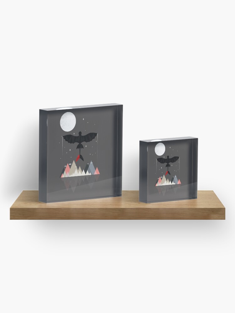 Alternate view of Night Of The Dragon Acrylic Block
