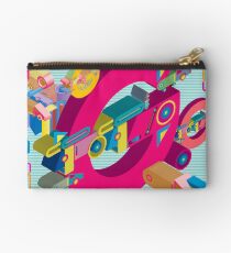 vector alphabet 3D letter G Studio Pouch