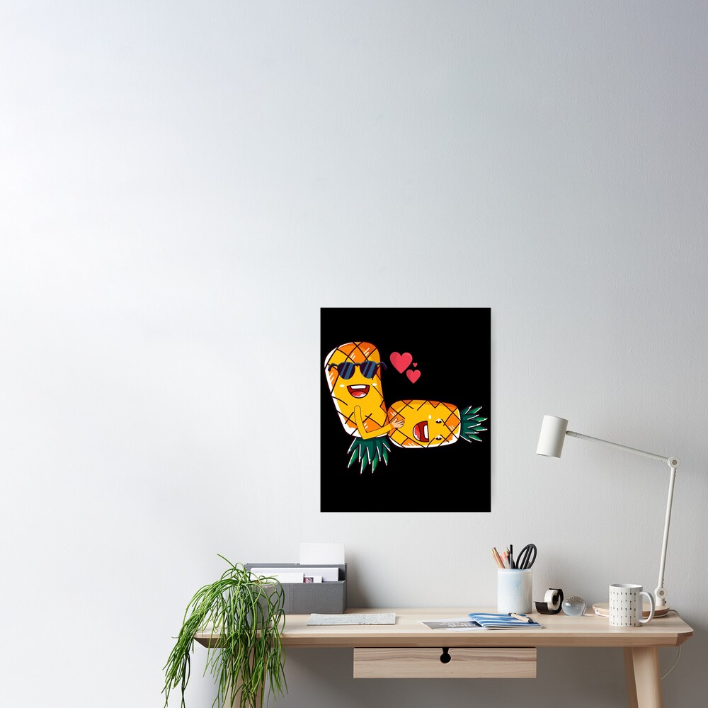 Swinger Upside Down Pineapple Having Sex Poster For Sale By Lemoboy Redbubble 0385