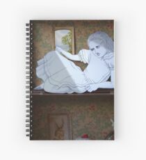 Alice in the white Rabbit's House Spiral Notebook