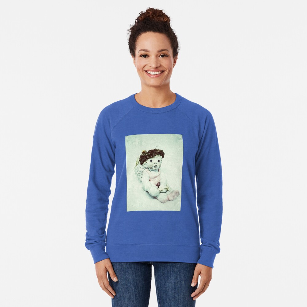 Gift for Dancer - Ballerina Angel Cherub in Pink Ballet Slippers - Ballet Gift Lightweight Sweatshirt