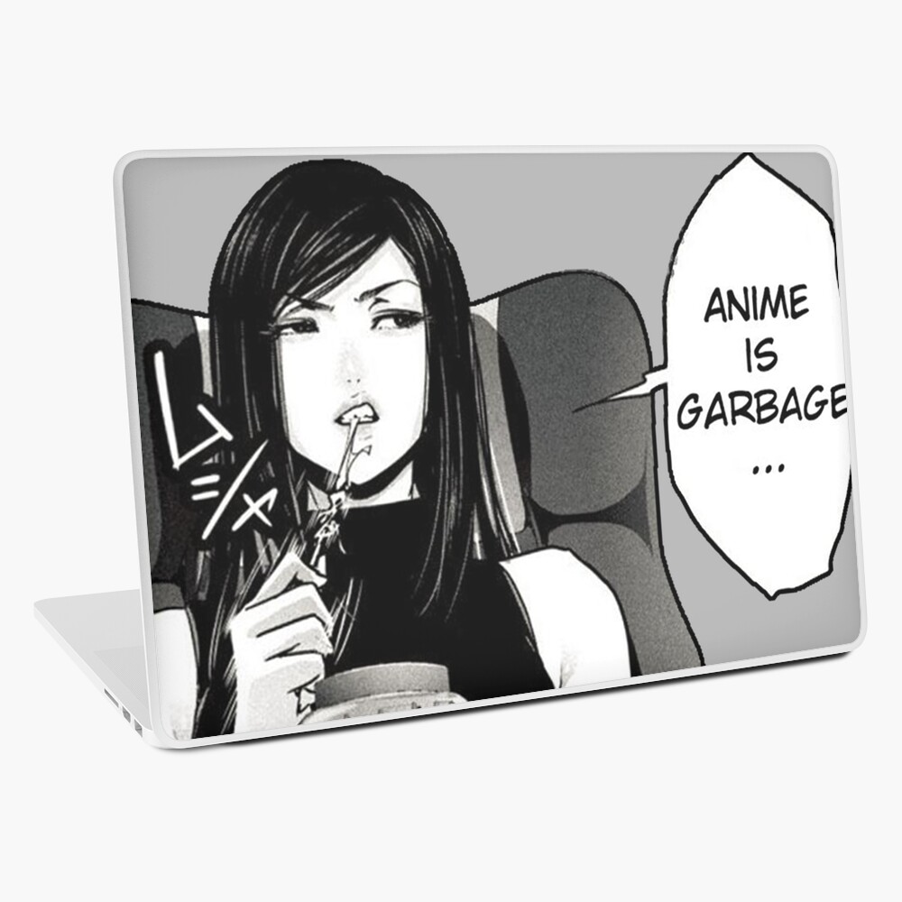 Anime is Garbage | Prison School Laptop Skin for Sale by mangaBear |  Redbubble