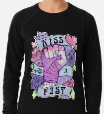 Küsse mit einer Faust Leichtes Sweatshirt