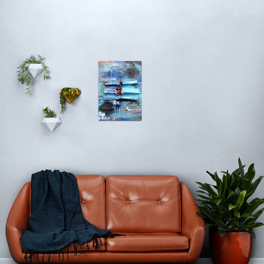 Desperate Mermaid Metal Print