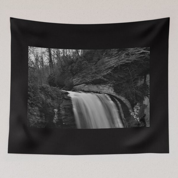 Item preview, Looking Glass Falls in Black and White designed and sold by Warren  Thompson.