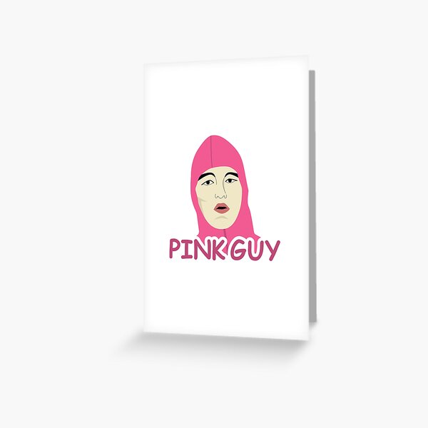 Pink Guy Greeting Card