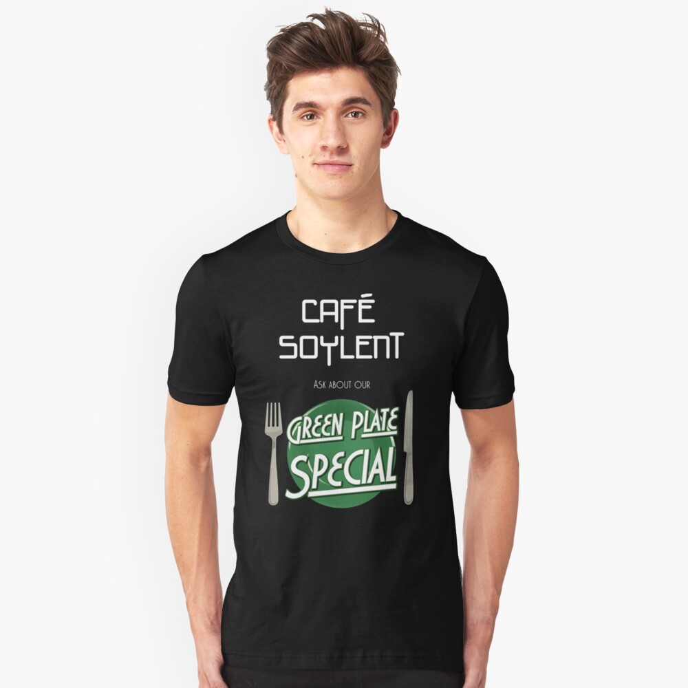 Soylent Cafe's Green Plate Special Slim Fit T-Shirt