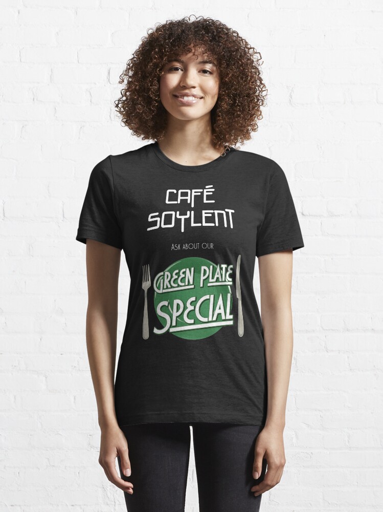 Alternate view of Soylent Cafe's Green Plate Special Essential T-Shirt
