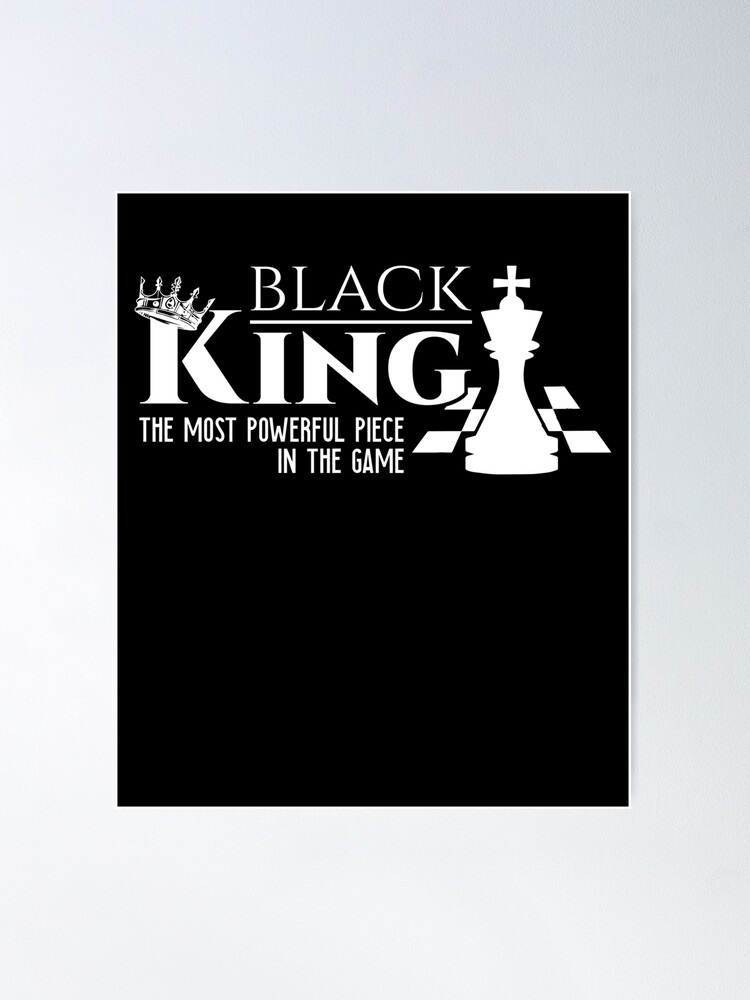 VINTAGE CHESS POSTER Game of Kings Quote Poster Black and -  Australia