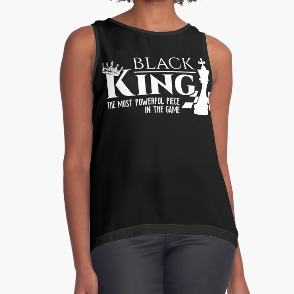 Black King Most Powerful Chess T-Shirt Graphic by academysmart00