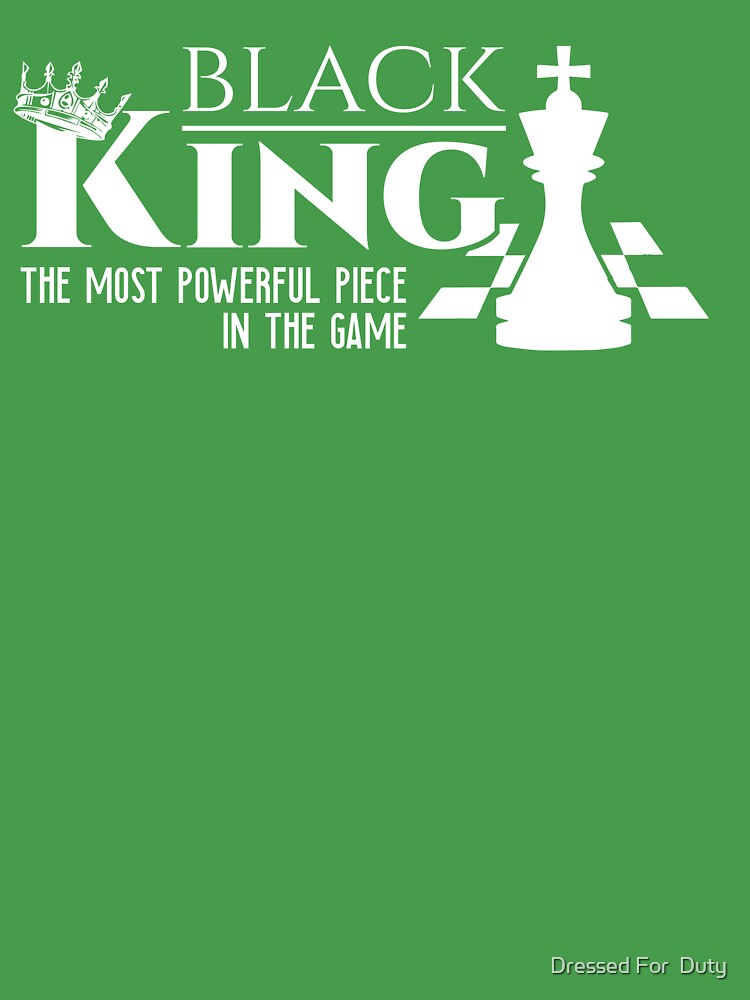 Black King Most Powerful Chess T-Shirt Graphic by academysmart00