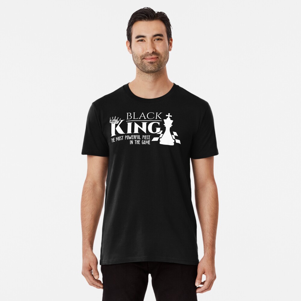 Black King Most Powerful Chess T-Shirt Graphic by academysmart00