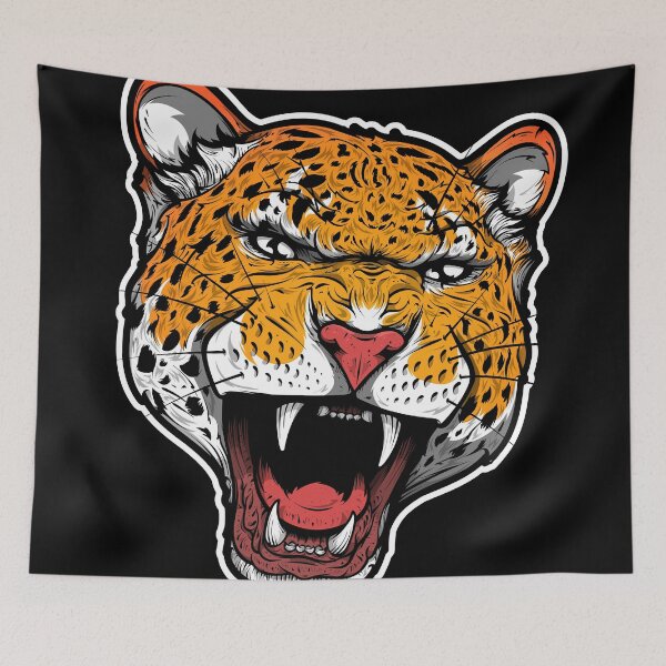 Item preview, Leopard Skateboarding Street Art Animal Military Illustration designed and sold by Fragoutdesign.