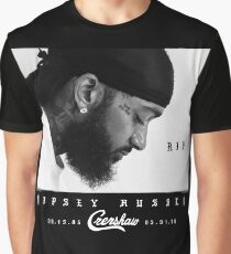 Rip Nipsey Hussle Nipsey Hussle RIP Ruhe in Frieden Nipsey Hussle Crenshaw, Marathon Tribute Fan Art & Merch Grafik T-Shirt