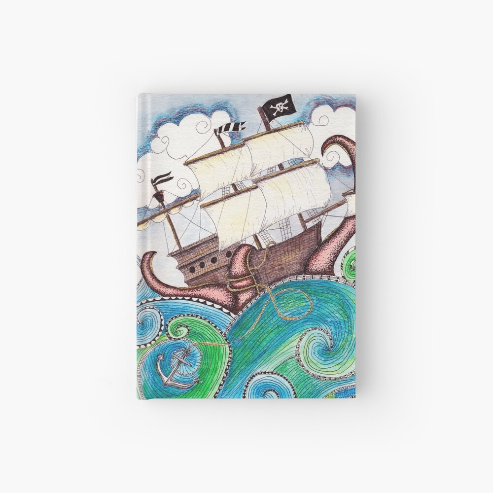Pirate Peril Hardcover Journal
