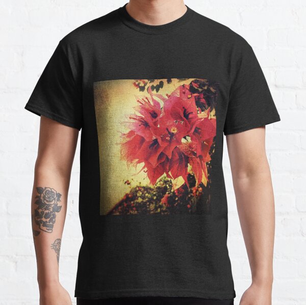 Sunset Bougainvillea - Deep Pink Flowers - Floral Art Photo Classic T-Shirt