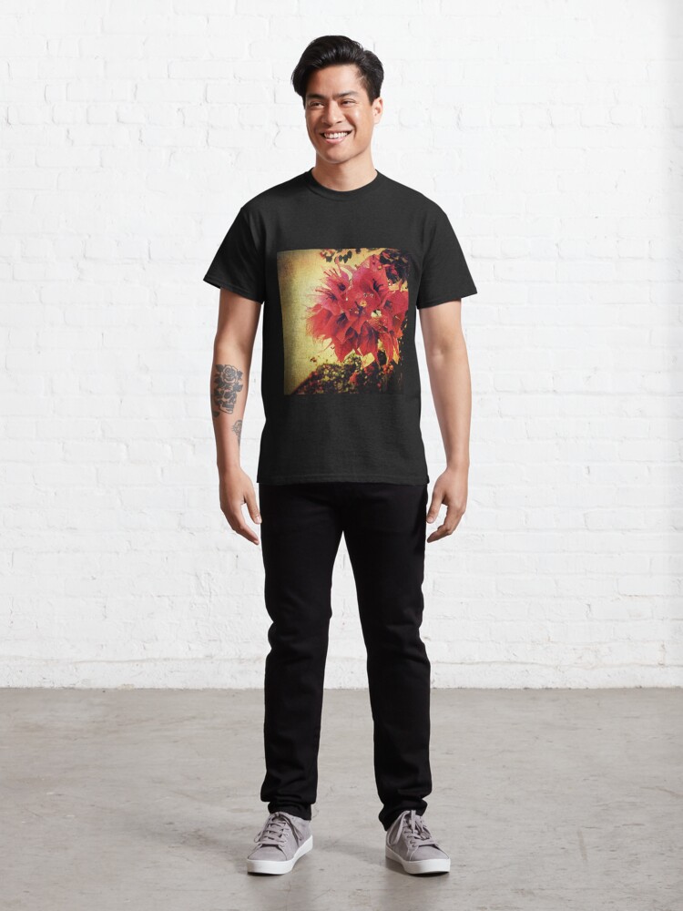 Alternate view of Sunset Bougainvillea - Deep Pink Flowers - Floral Art Photo Classic T-Shirt