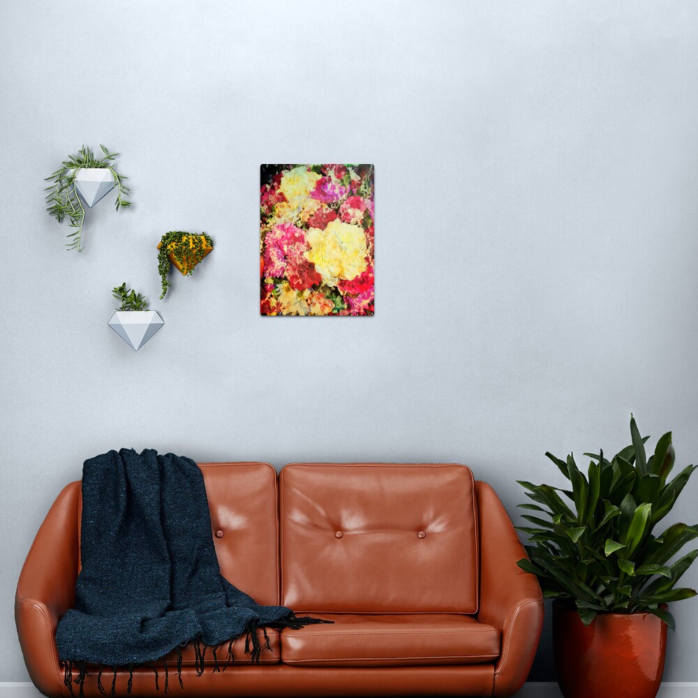 Springtime Bouquet Art - Floral Gift Metal Print
