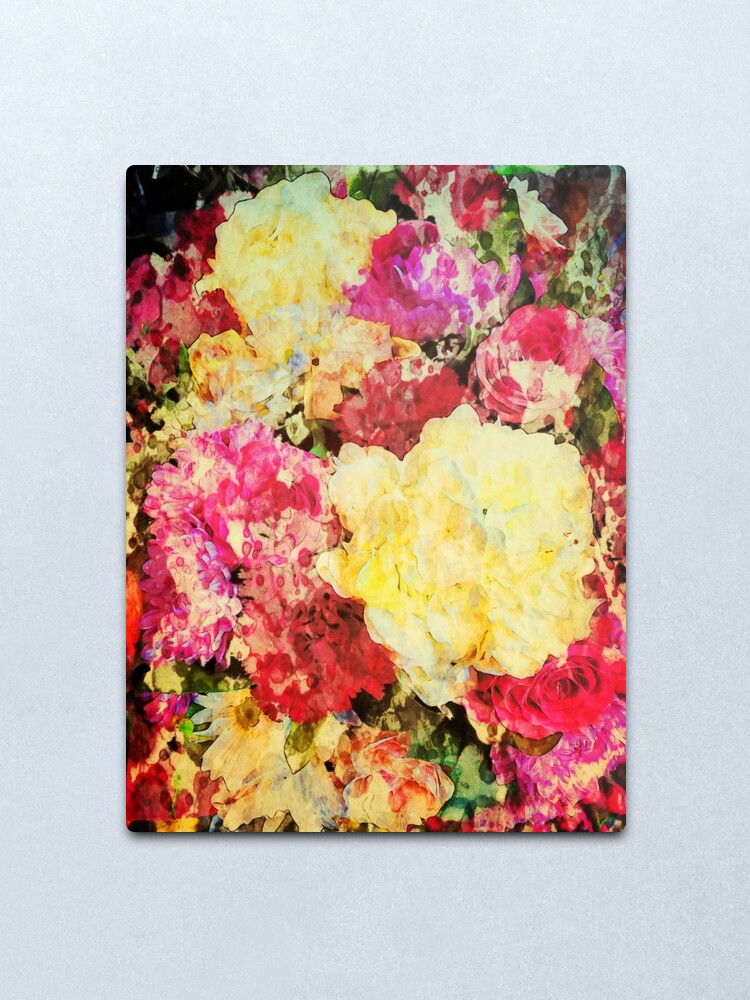 Alternate view of Springtime Bouquet Art - Floral Gift Metal Print