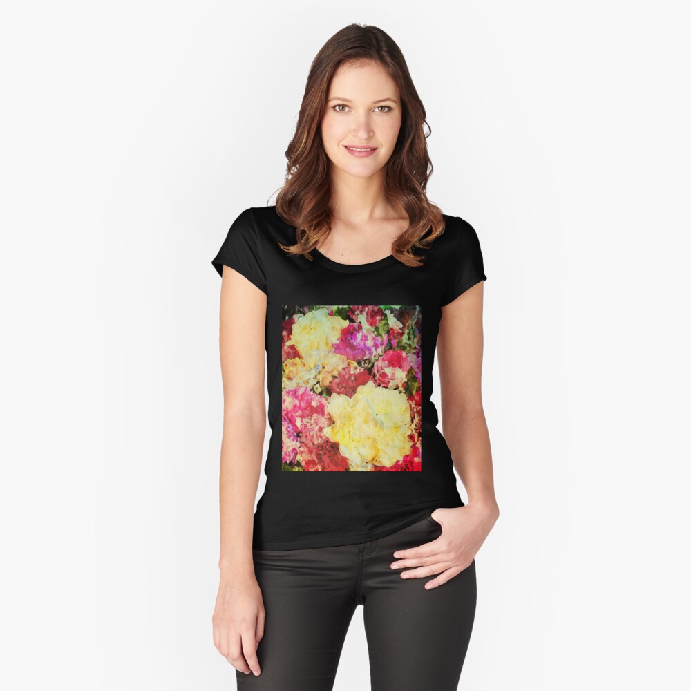 Item preview, Fitted Scoop T-Shirt designed and sold by OneDayArt.