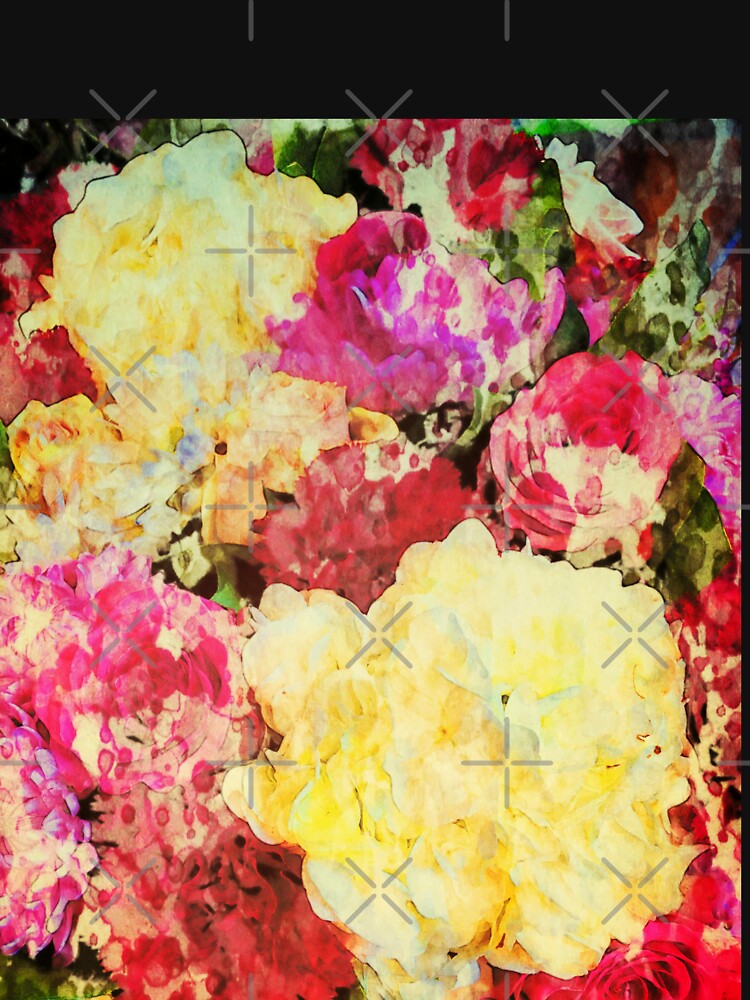 Springtime Bouquet Art - Floral Gift by OneDayArt