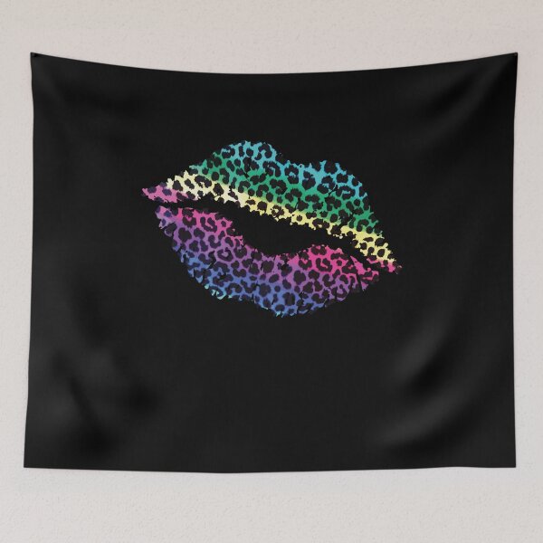 Item preview, Cool Lips Kiss Me Leopard Print Art Lovers Cute Design designed and sold by Dressed For  Duty.
