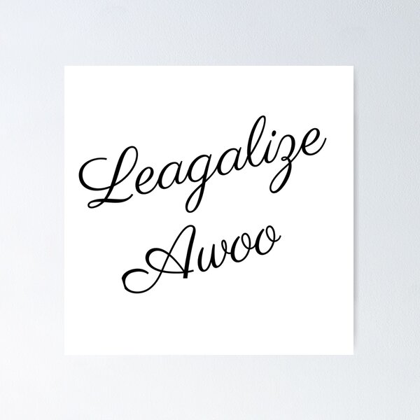 Item preview, Leagalize Awoo designed and sold by NoirFaux.