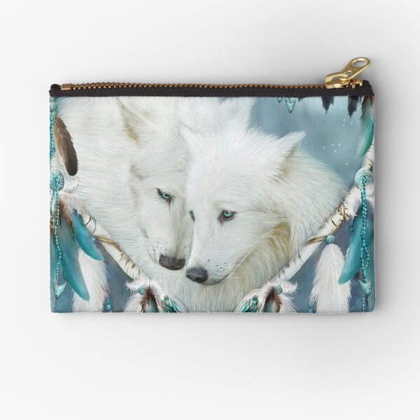 Heart Of A Wolf Zipper Pouch