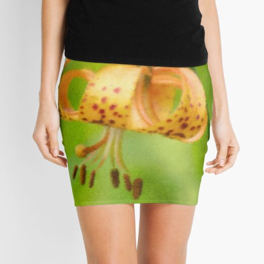 Impressionist Lily Mini Skirt