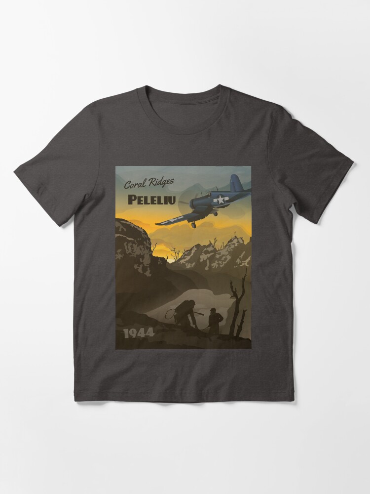 quot Peleliu 1944 Coral Ridges Travel Poster quot Essential T Shirt for Sale