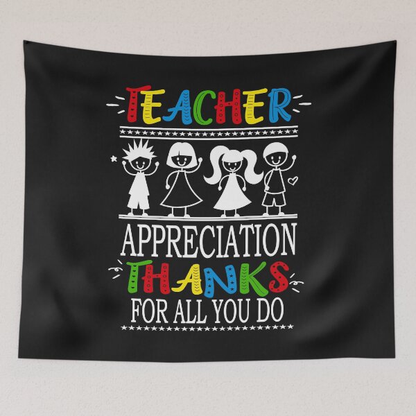 Item preview, Teacher's Appreciation Design Cute Thanks For All You Do Gift designed and sold by Sapphire Star.