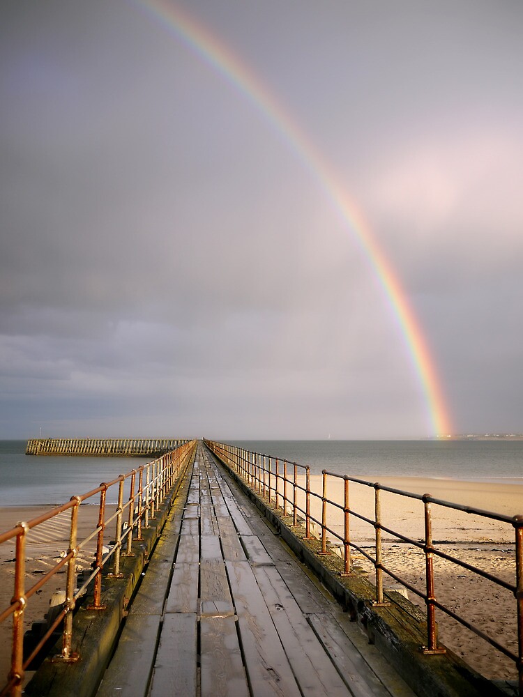 Thumbnail 4 of 4, Metal Print, rainbow designed and sold by james thow.