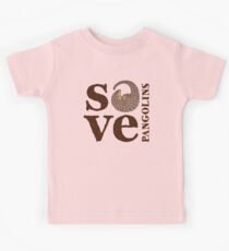 Speichern Sie Pangolins Kinder T-Shirt