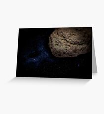 Asteroid Greeting Card