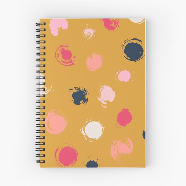 Item preview, Handpainted Circle Textures Mustard Yellow designed and sold by gabrielleneil.
