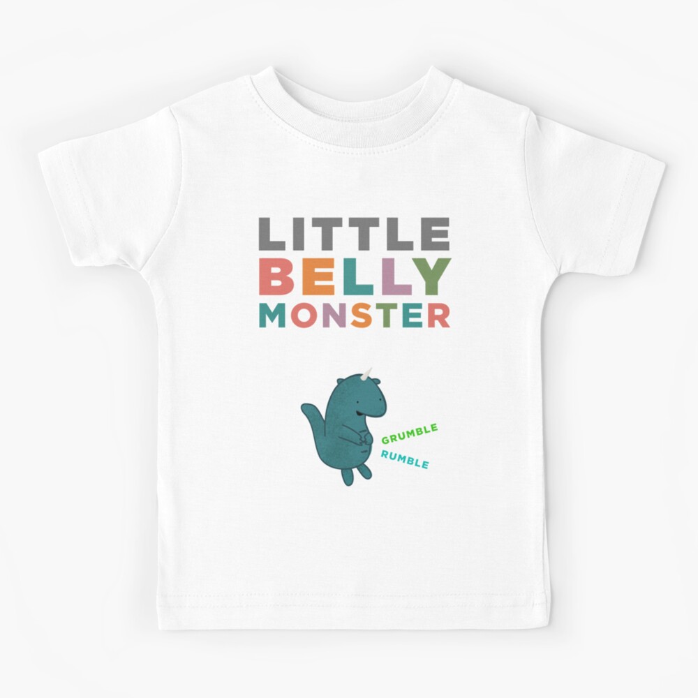 Hungry Little Belly Monster Kids T-Shirt