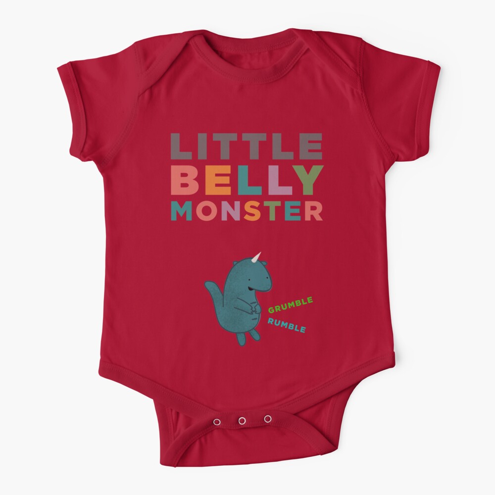 Hungry Little Belly Monster Baby One-Piece