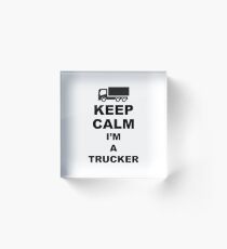 Trucker Acrylblock