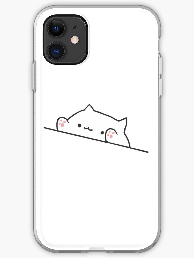 Bongo Cat Iphone Case Cover By Ordebaik Redbubble - bongo cat bag roblox